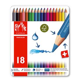 Caran d'Ache Fancolor 18 Sort.